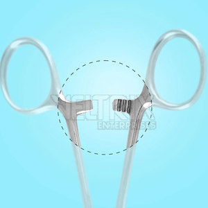 เครื่องมือผ่าตัด สแตนเลสสตีล ใช้แรงมือ  คีมจับแบบตรง ฮาลสตีด มอสกีโต้ เบอร์ 5 - Product Image 6