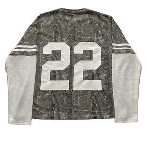 เสื้อยืดลายพรางแขนยาว300G เสื้อเจอร์ซีย์ผ้าฝ้าย100% สองชั้นลายกราฟิกตามสั่งเป็นมิตรกับสิ่งแวดล้อม - Product Image 2