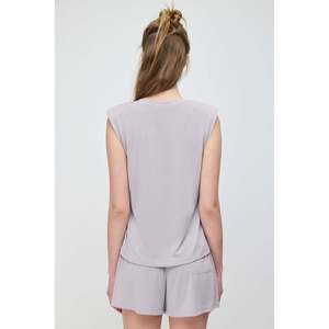 Camiseta sin Mangas Vatka, Corte Casual, Transpirable, 100% Algodón, Seda, Temporada de Verano, Estampado Sólido, Decoración con Logotipo Disponible, Tallas XS, XXS, XL - Product Image 5