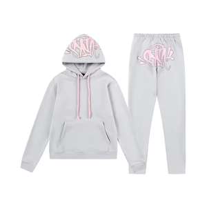 Moda Hombres Mujeres Street Wear Hoodie Set Hombres Sudadera Pantalones de chándal Set Trap Star Chándal Hoodie2025 OEM ODM Mejor proveedor - Product Image 2