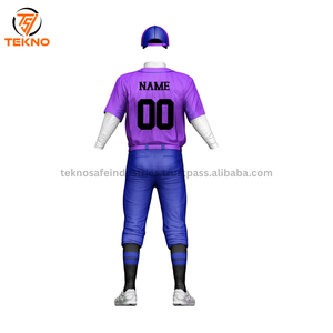 100% Maillots d'équipe de baseball personnalisés vierges de sublimation complète de haute qualité avec ensembles de shorts au prix de gros uniformes de baseball - Product Image 4