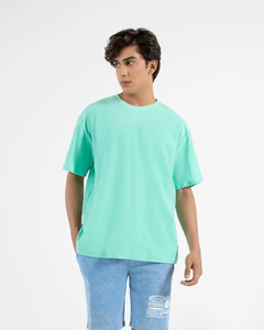 Moda Drop Shoulders Personaliza tus camisetas Venta al por mayor Camiseta de impresión Logo Camisetas de hombre Calidad casual Camiseta de gran tamaño Hombres - Product Image 1