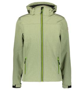 Veste d'extérieur imperméable à col montant pour homme, manteau de randonnée à capuche coupe-vent, fermetures éclair contrastées, logo avant disponible OEM - Product Image 2