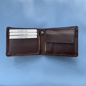 Genuine Leather Large Capacity Soft Cow Leather Wallet With <b>Hidden</b> Cash <b>Compartment</b> for Men Wholesale and Bulk Order - Product Image 6