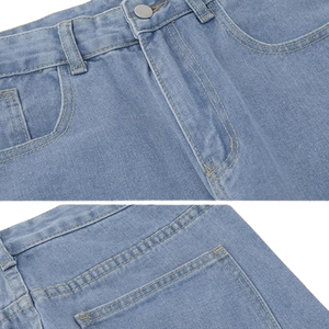 Pantalones Vaqueros Holgados Personalizados para Hombre, Mezclilla Lavada, Color y Logotipo Personalizados, Todas las Tallas Disponibles - Product Image 3