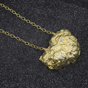 Collar Druzy dorado al por mayor con cadena chapada en oro Accesorio elegante y lujoso - Product Image 5
