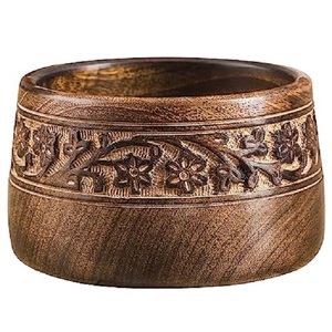 Exclusive Product <b>Salad</b> <b>Serving</b> <b>Bowl</b> Made By Mango Wood round Shaped Dining Table Decorative Dish Kitchen Food <b>Serving</b> Platter - Product Image 6