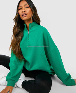 Sudadera con capucha de gran tamaño con estampado personalizado de alta calidad para hombre y mujer, insignia suelta de punto antiarrugas de manga larga con parte delantera - Product Image 4