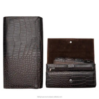 Cartes porte-cartes personnalisées en cuir véritable multi-usage longs portefeuilles pour hommes et femmes marron Vintage hommes Long en cuir véritable Long portefeuille