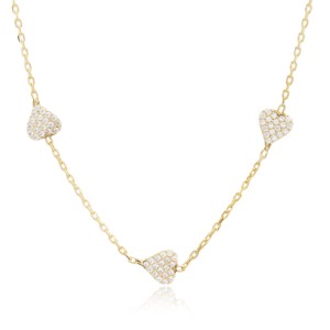 Collar con Colgante de Zirconia Brillante con Diseño de Corazón de 7 mm, Collar para Mujer, Hecho a Mano en Turquía, Joyería de Plata de Ley 925 al por Mayor - Product Image 4