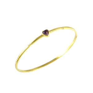 Pulsera de Plata de Ley con Baño de Oro y Amatista, Diseños Únicos 2026, para Mujer, para Fiestas y Ocasiones Especiales - Product Image 1