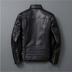 Mejor estilo de los hombres chaquetas de cuero genuino más populares personalizado transpirable hombres chaquetas de cuero cómodo al por mayor personalizado - Product Image 4