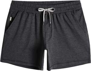 <b>Men's</b> XXL Eco-Friendly Customizable Gym <b>Shorts</b> Elastic Waist Lightweight Quick Dry Athletic Workout <b>Shorts</b> Summer Knee Length - Product Image 4