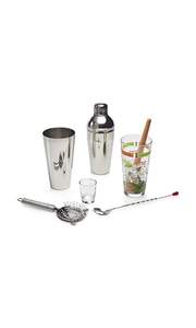 Ensemble d'outils de bar en acier inoxydable écologique au fini élégant pour la décoration de bar à domicile haut de gamme offrant un look moderne et épuré personnalisable - Product Image 6