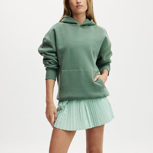 Sudaderas de Algodón 100% para Mujer, Gruesas, Anti-Pilling, con Logotipo Personalizado Impreso en DTF, Ajuste Holgado, Antiarrugas y Transpirables - Product Image 3