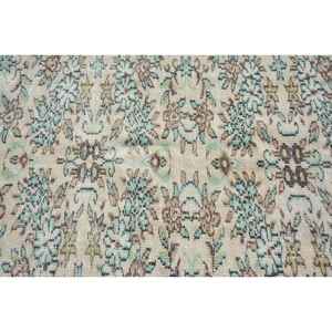 Alfombra Turca Vintage de 5.3x8 pies (162x245 cm), Alfombra de Lana con Borde Marrón - Product Image 5