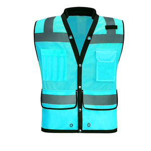 Gilet de sécurité réfléchissant avec gilet réfléchissant pour la sécurité des travailleurs, vêtements de travail de construction - Product Image 3