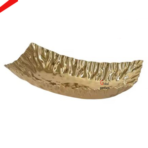 Plateau de service au design en métal aluminium martelé au design tendance pour hôtel, restaurant et bar - Product Image 4