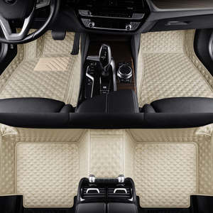 Nouveau design 3D tout rond en cuir organisateur de voiture tapis de <span class=keywords><strong>coffre</strong></span> tapis de chargement - Product Image 3