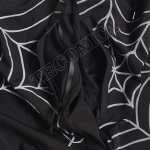 Pantalones de Nieve Negros Impermeables y Resistentes al Viento con Diseño de Telaraña Reflectante, Forro Cálido y Puños Elásticos para Esquí y Nieve, Venta al Por Mayor - Product Image 6