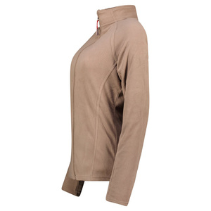 Cómoda ropa deportiva con cremallera para mujer, chaqueta de lana Polar a la moda, chaqueta transpirable suave y pesada con logotipo personalizado - Product Image 4