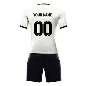 Uniforme de football 100% polyester personnalisé de qualité supérieure ensemble court uniforme de football coupe automatisée de haute qualité sublimation OEM - Product Image 4