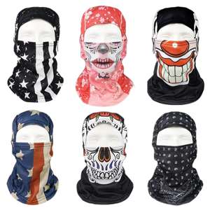 Masque facial par sublimation réutilisable lavable impression intégrale tissu respirant doux confortable fournisseur OEM ODM personnalisé - Product Image 3