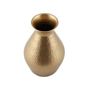 Vente en gros de vase à fleurs en métal pot de fleurs de haute qualité pour la décoration intérieure et la décoration de la voie d'entrée Pots de fleurs faits à la main Design attrayant. - Product Image 1