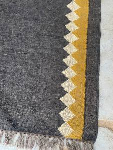 4x6 lana hecha a mano y yute Kilim Dhurrie alfombra patrón geométrico Color personalizado lavable diseño indio tradicional - Product Image 6