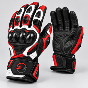 Gants de moto de haute qualité fabriqués avec un matériau durable, offrant un ajustement confortable, une forte adhérence et idéaux pour la conduite. - Product Image 2