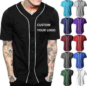 Wholesale Custom Men's Baseball & Softball Jerseys Unisex Sportswear With <b>Embroidery</b> Plus Size Breathable <b>for</b> <b>Adults</b> - Product Image 1