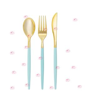 Ensemble de couverts décoratifs en métal pour hôtels de luxe écologiques, finition or royal, vente élevée pour usage domestique - Product Image 2