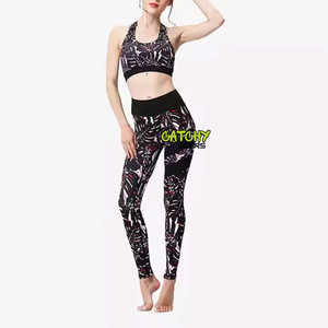 Ropa de gimnasio personalizada, conjuntos de entrenamiento para mujer, traje atlético, sujetador de Yoga de secado rápido, mallas deportivas de talla grande, conjunto de ropa deportiva para gimnasio y Fitness - Product Image 6