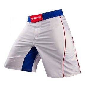 Pantalones cortos MMA con diseño de tu propio logotipo para hombre, Shorts deportivos elegantes de buena calidad para lucha MMA - Product Image 1