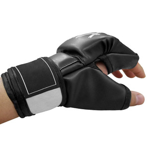 Guantes de MMA Hechos a Medida de Alta Calidad, Cuero Vacuno Mixto, Ligeros, Transpirables, Agarre para Manos, Antideslizantes para Exteriores, Cierre de Gancho y Bucle - Product Image 5