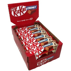 Sweet KITKAT 4-Finger <b>Bitter</b> Sweet <b>Chocolate</b> Pasty Bulk Pack with Fruit & Nut 24x41.5g - Product Image 1