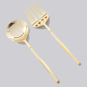 Juego de cubiertos con mango estilo Zig Zag, cubiertos modernos y elegantes, perfectos para mesa de comedor, cocina y ocasiones especiales - Product Image 5