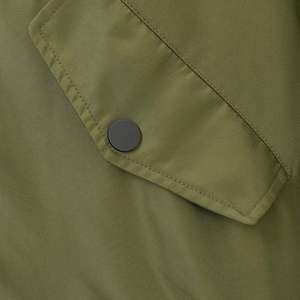 Men's Custom Spring Formal Bomber <b>Jacket</b> <b>Camouflage</b> Pattern Regular Sleeve Oversized Zipper Closure Windproof <b>Waterproof</b> - Product Image 5