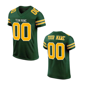 Maillot de Football américain en maille de polyester pour hommes léger respirant séchage rapide vêtements de sport décontractés tenue athlétique haut du jour du jeu - Product Image 1