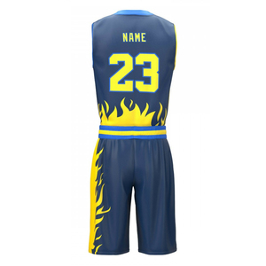Uniforme de Baloncesto Sublimado de Secado Rápido, Ligero, Personalizado, Cómodo y Liso, en Oferta - Product Image 3