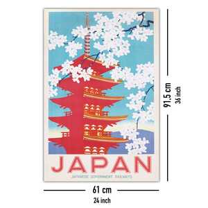 Affiche du gouvernement japonais sur les chemins de fer pour la décoration murale - Product Image 2