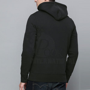 Solid Color Men Hoodies <b>Blank</b> Hoodies For Men Full Zipper Sustainable Men Hoodies In Wholesale - Product Image 3