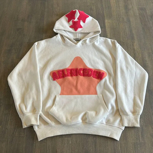 Sudadera con Capucha Personalizada OEM, Diseño Invernal con Letras Impresas en 3D, Felpa Suave de 380 GSM, Poliéster/Algodón, Unisex, Estilo Casual Urbano - Product Image 1