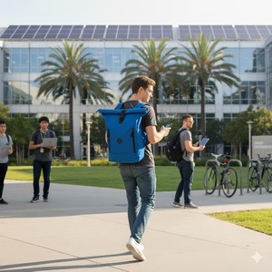 Respetuoso del medio ambiente, elegante, Vegano, PET, antirrobo, moda, mochila para portátil, repelente al agua, diseño impermeable, estudiantes profesionales - Product Image 1