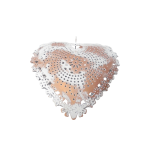 Fantaisie Design fer métal suspendu coeur mur décoratif ornement couleur Antique pour la maison et la décoration de noël à la main en vrac - Product Image 5