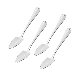 Couverts en acier inoxydable Cuillère à pamplemousse Outils de cuisine Cuillère à pamplemousse en acier inoxydable avec logo personnalisé - Product Image 1