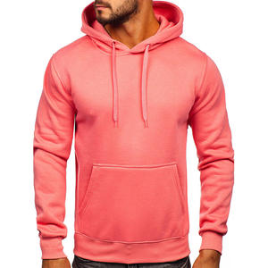 Sweat à capuche en coton gaufré avec poche kangourou pour hommes Sweats à capuche basiques surdimensionnés avec bouffée Elevate Style décontracté Sweats à capuche et sweat-shirts pour hommes - Product Image 1