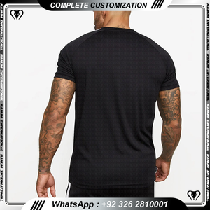 Camiseta estampada informal de verano y pantalones cortos de algodón con logotipo personalizado para hombre, chándal para hombre - Product Image 5