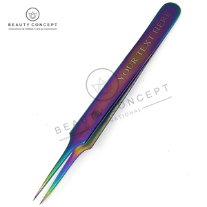 ชุดแหนบแยกและเพิ่มวอลลุ่มแหนบต่อขนตาสีรุ้งแหนบสแตนเลสญี่ปุ่นทนทาน - Product Image 5