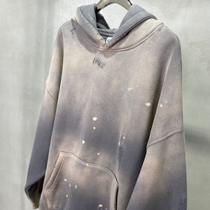 New Style <b>Vintage</b> Acid Wash Dyeing Custom Embroidered Printed Heavyweight Men's Boys Blank Winter Oversized Fleece Hoodies - Product Image 6